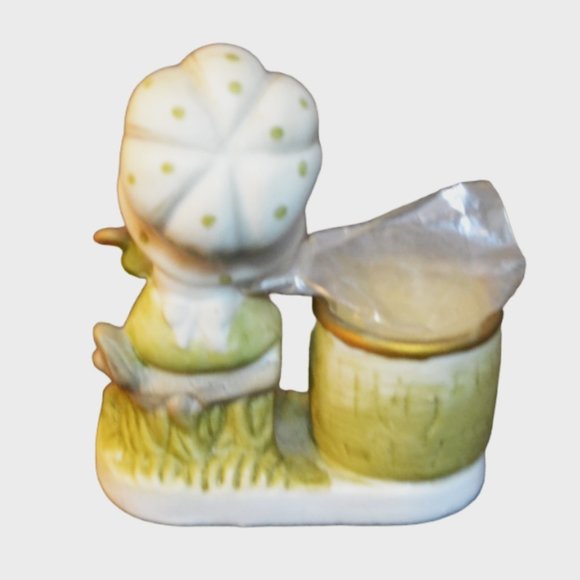 Set Of 2 Vintage Little Luvkins Figurines With Votive Candle Holders Taiwan - Picture 8 of 10